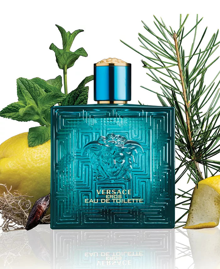 Versace Eros Eau de Toilette Pour Homme, 6.7 oz